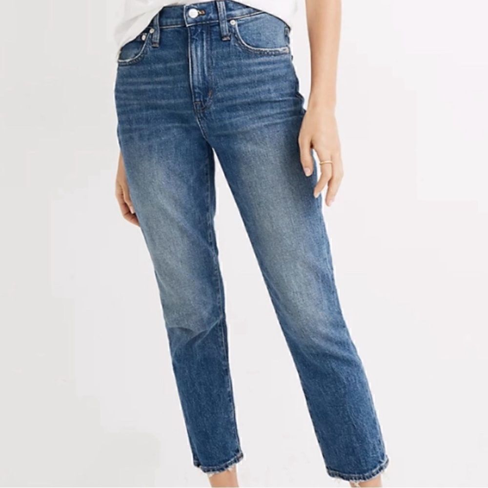 Madewell the high rise slim boyjean